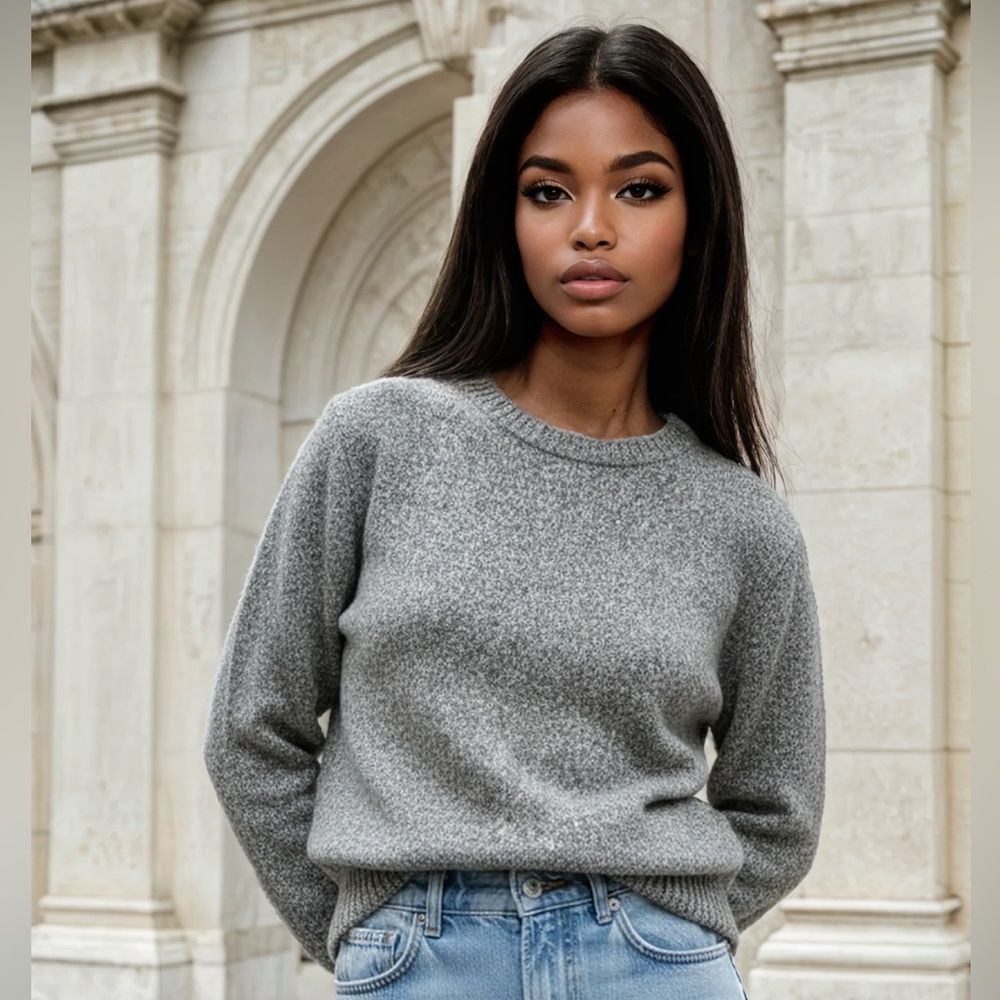 H&M Grey Knit Sweater